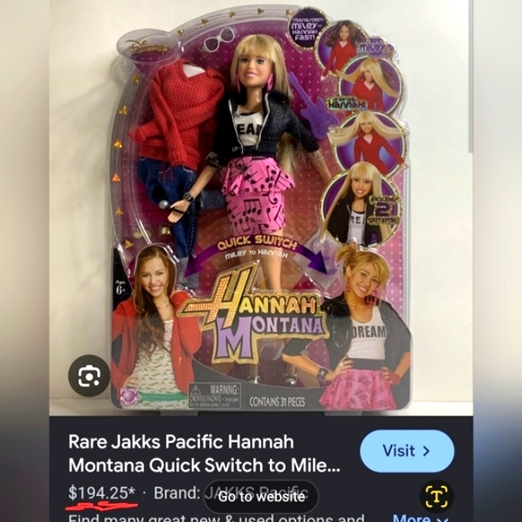 🥳 HOST PICK 🥳 Hannah Montana Doll Gift Set ! - Picture 12 of 13